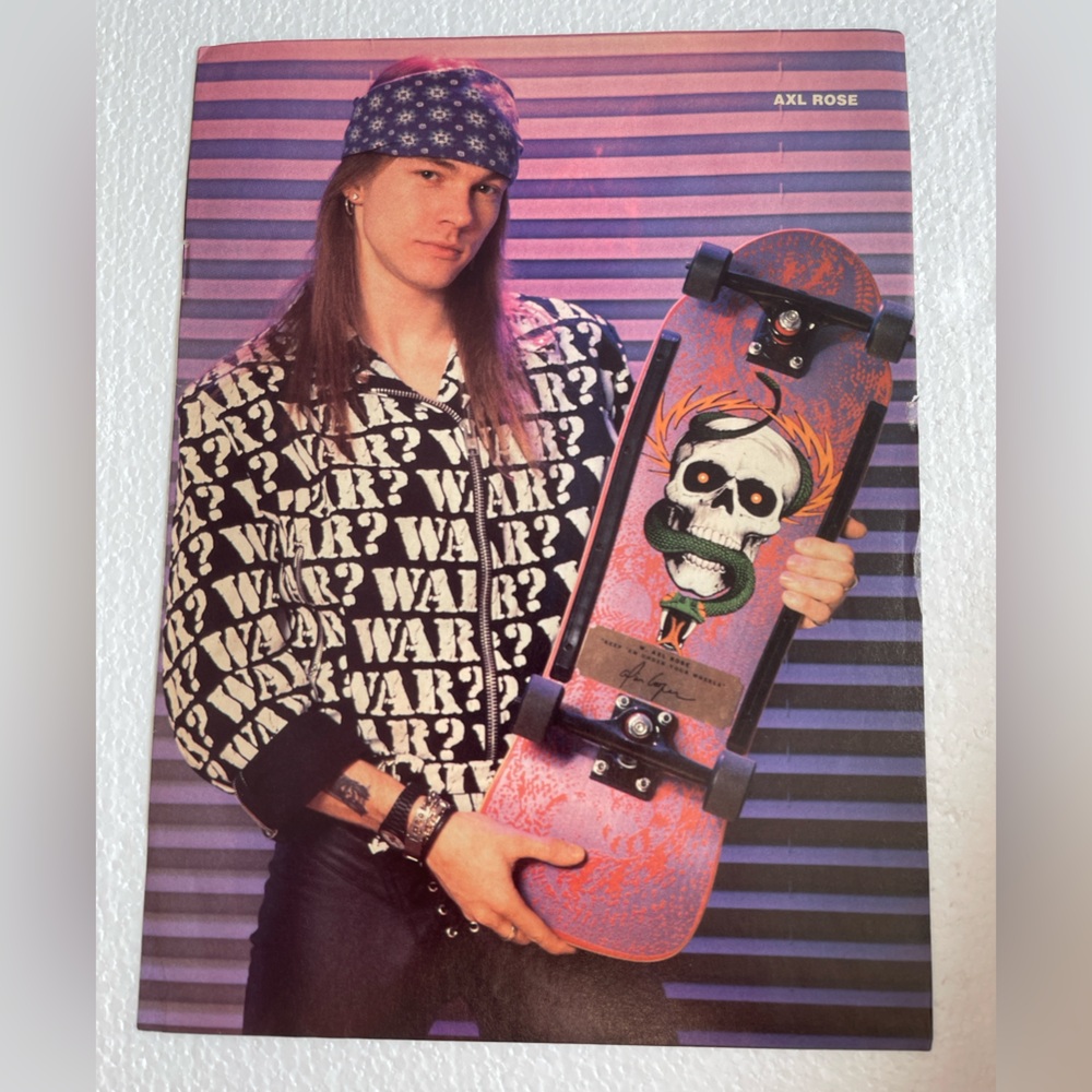 Guns N’ Roses Axl Rose pinup